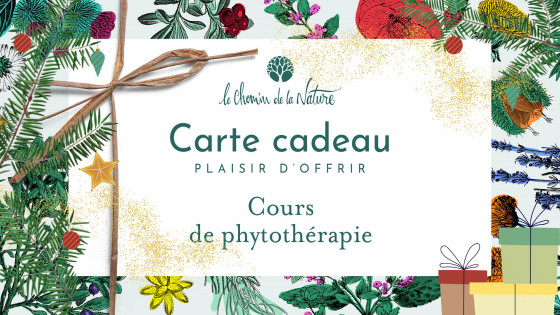 Carte cadeau • Carte Cadeau : Cours de phytothérapie au Choix