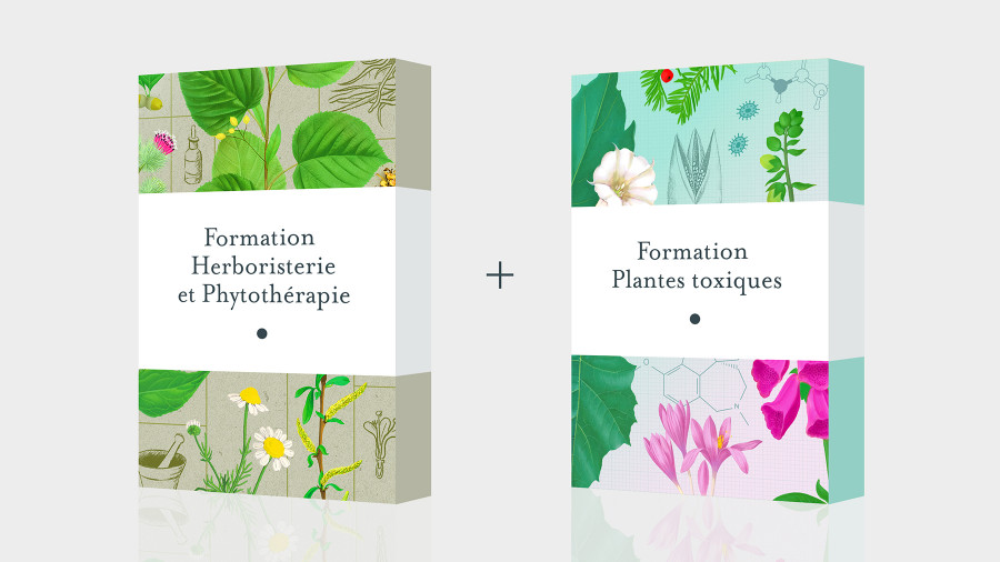 Pack Formation herboristerie et phytothérapie + Formation plantes toxiques
