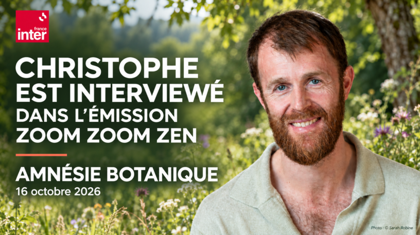 Amnésie botanique : les conseils de Christophe de Hody sur France Inter